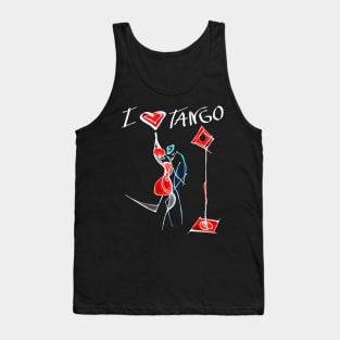 Tango and dance lover couple | Minimalist Tank Top